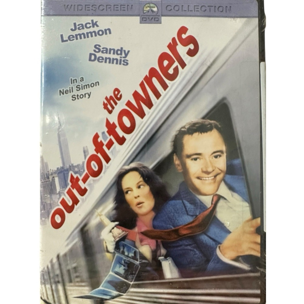 The Out of Towners DVD NEW Sealed Jack Lemmon Sandy Dennis 1970 Comedy